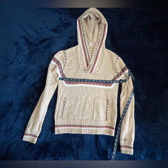 O’Neill Long Sleeve Hoodie with Pockets Size Large 45% cotton - Picture 4 of 10